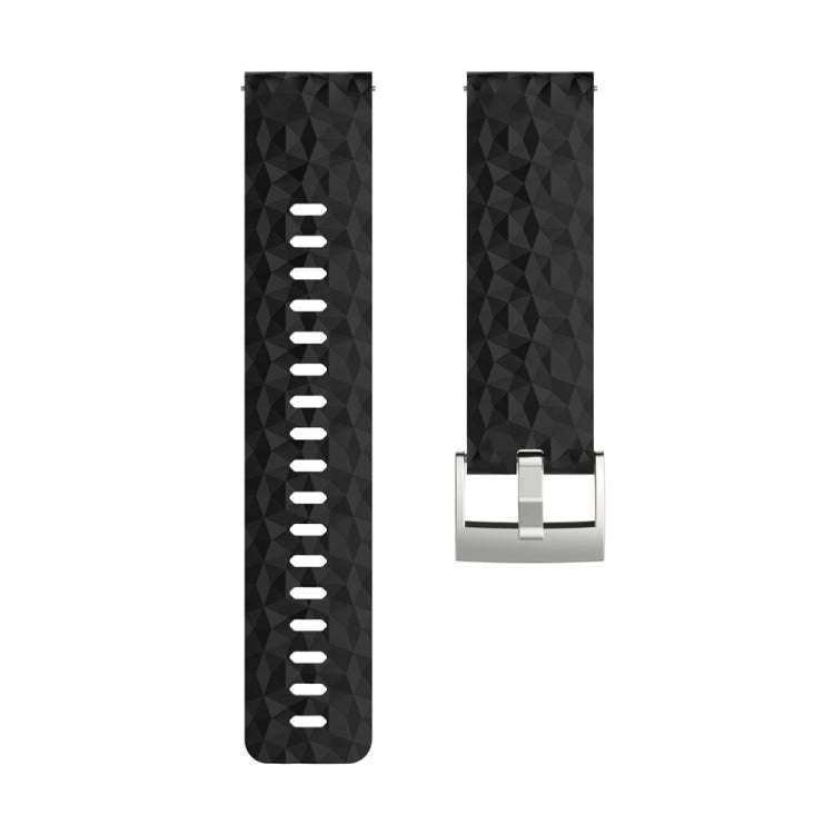 Silicone  Watch Band for SUUNTO Sport Baro(Black)