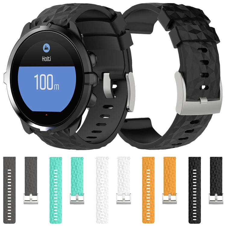 Silicone  Watch Band for SUUNTO Sport Baro(Black)