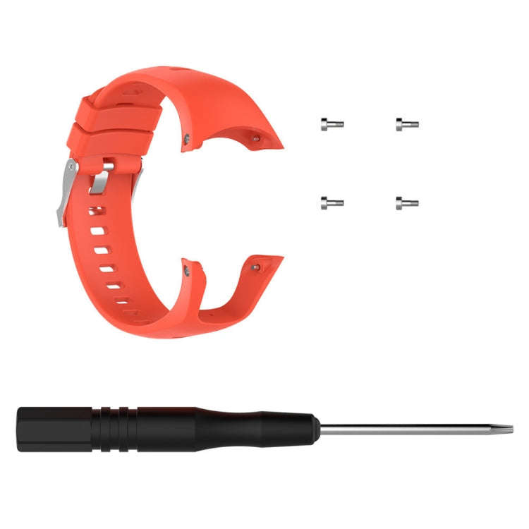 Silicone  Watch Band for SUUNTO Trainer Wrist HR(Orange)