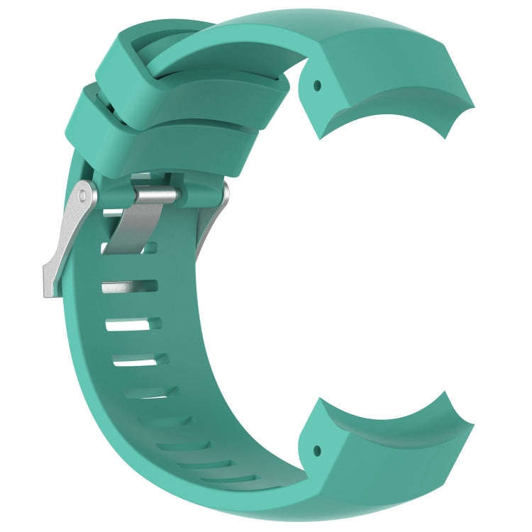Silicone  Watch Band for SUUNTO Core ALU Black(Mint Green)