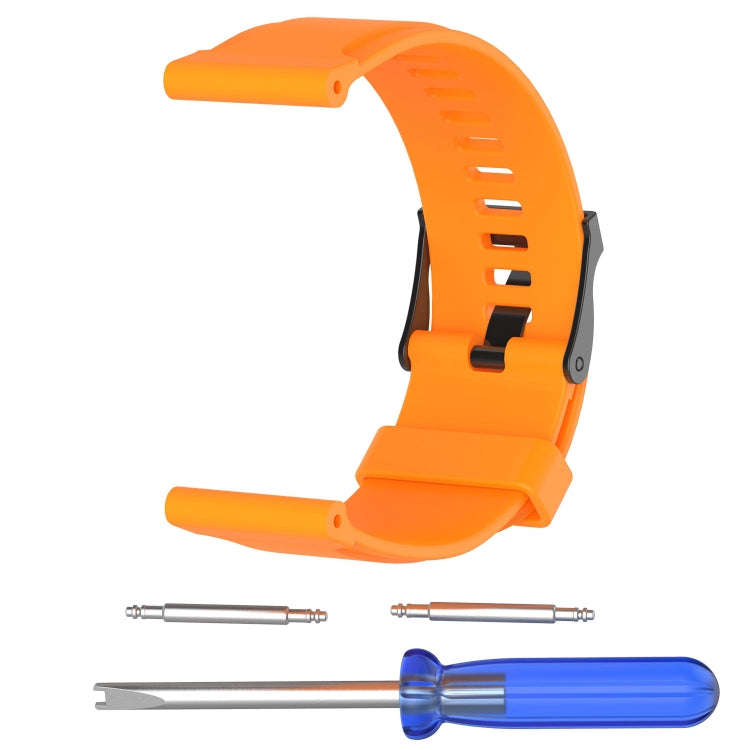 Silicone  Watch Band for SUUNTO Traverse(Orange)
