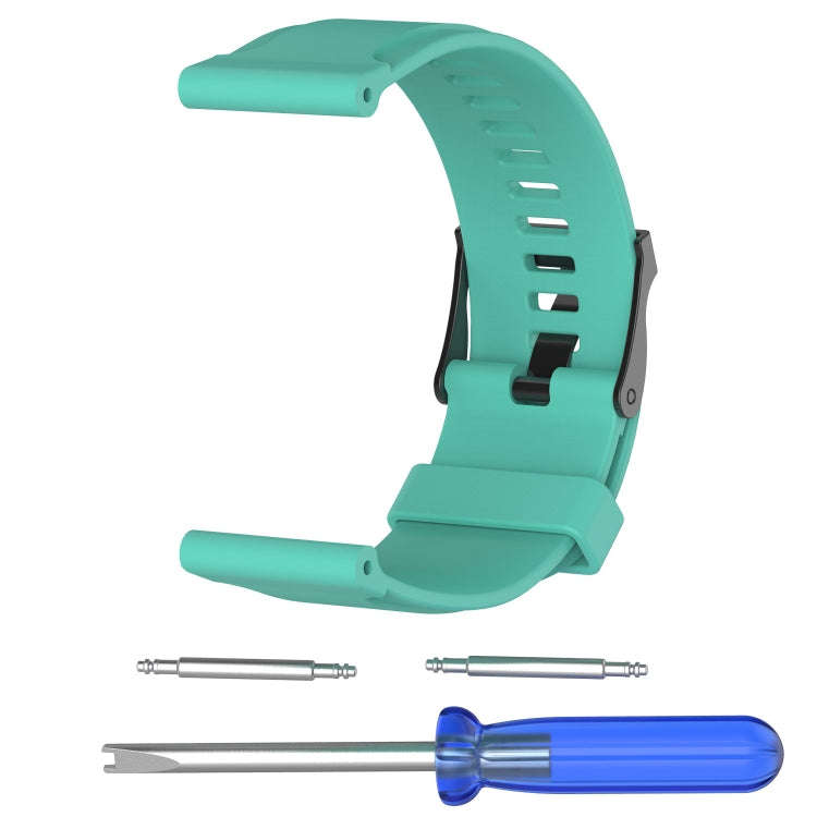 Silicone  Watch Band for SUUNTO Traverse(Mint Green)