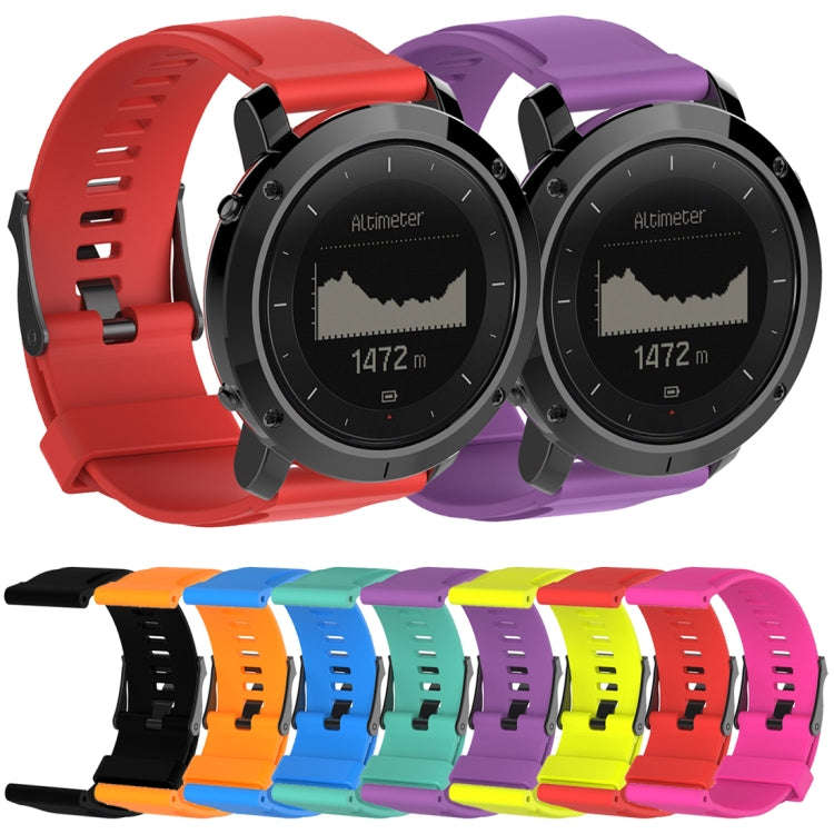 Silicone  Watch Band for SUUNTO Traverse(Blue)