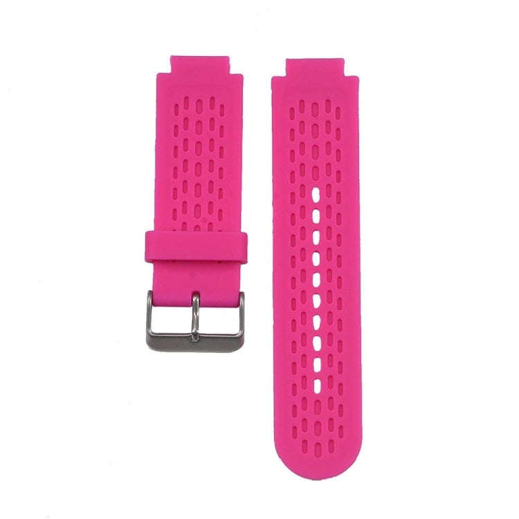 Silicone Sport Watch Band for Garmin Approach S2 / S4(Rose Red)