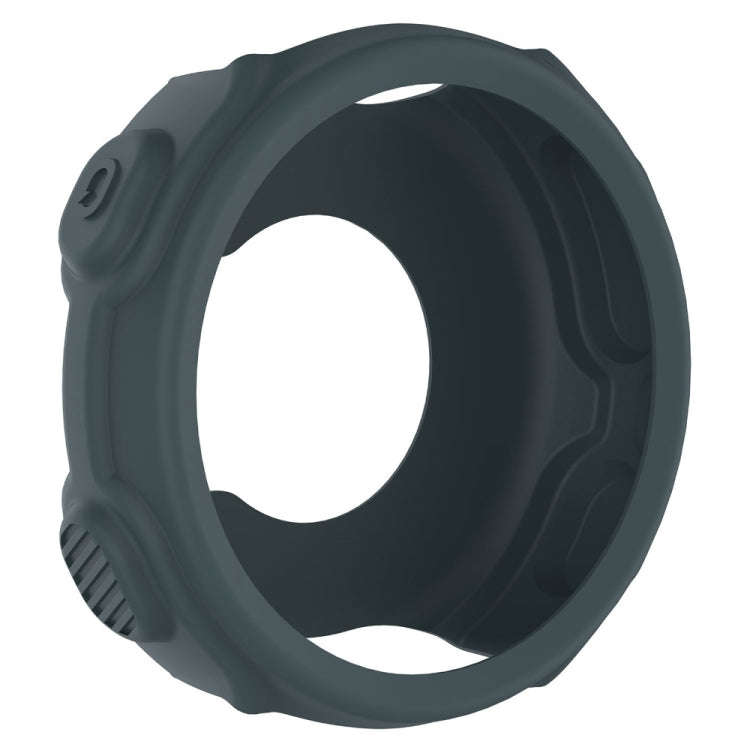 Solid Color Silicone Watch Protective Case for Garmin F235 / F750(Navy Blue)