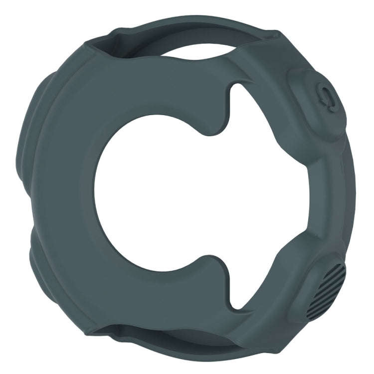 Solid Color Silicone Watch Protective Case for Garmin F235 / F750(Navy Blue)