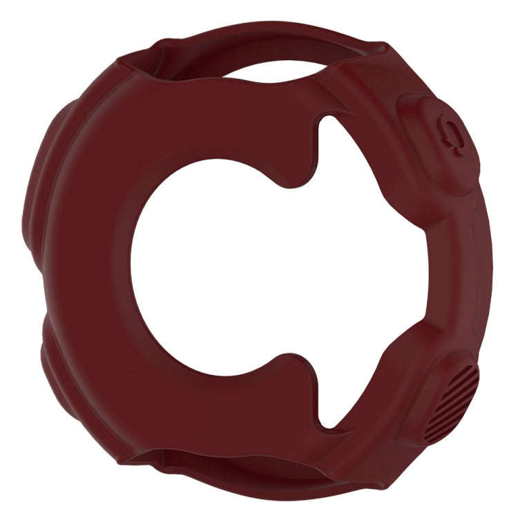 Solid Color Silicone Watch Protective Case for Garmin F235 / F750(Red)