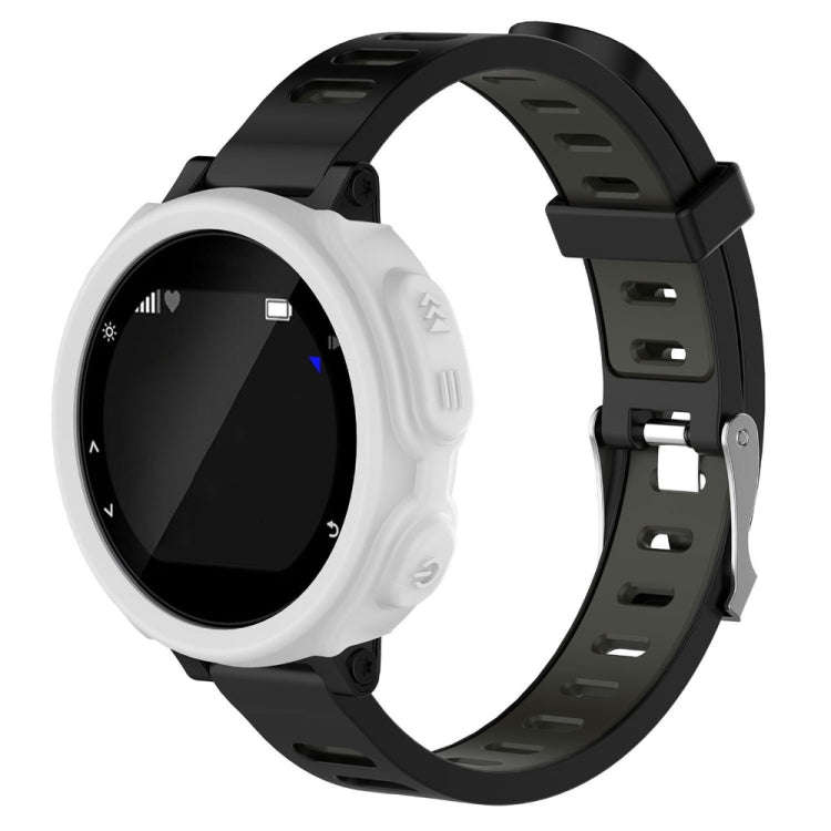 Solid Color Silicone Watch Protective Case for Garmin F235 / F750(White)