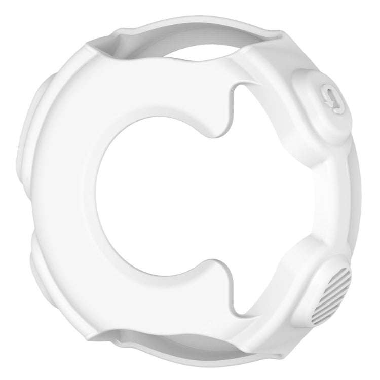 Solid Color Silicone Watch Protective Case for Garmin F235 / F750(White)