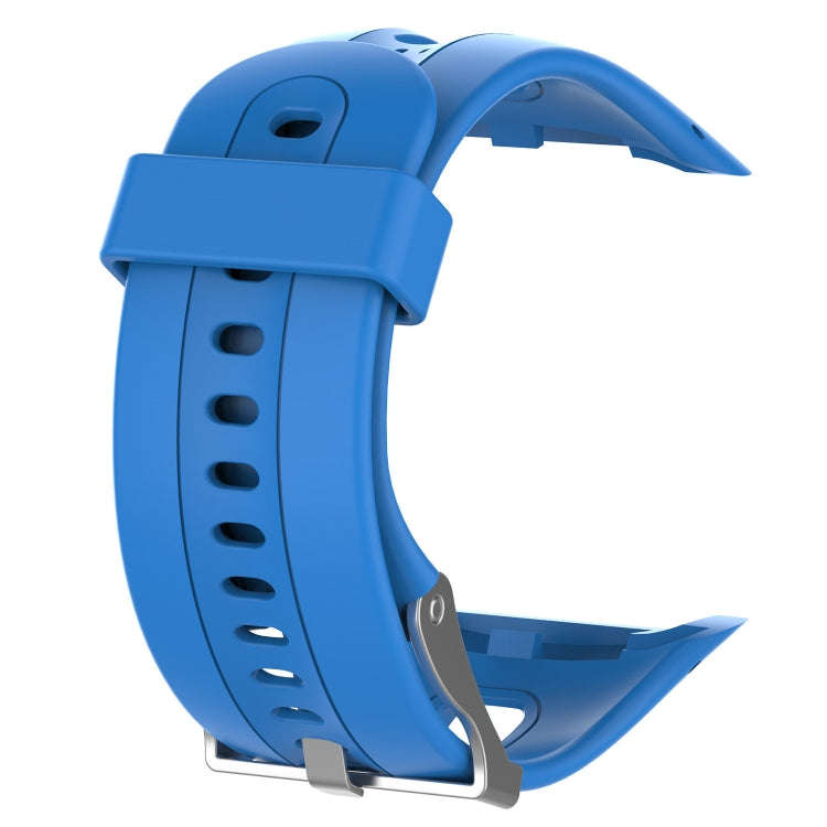 Male Style Silicone Sport Watch Band for Garmin Forerunner 10 / 15(Dark Blue)