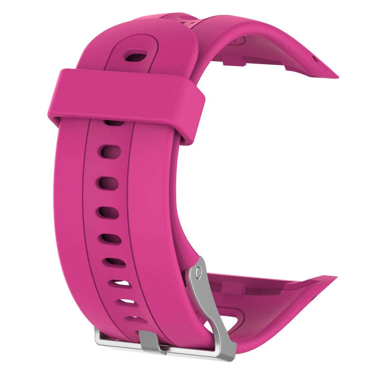 Male Style Silicone Sport Watch Band for Garmin Forerunner 10 / 15(Pink)