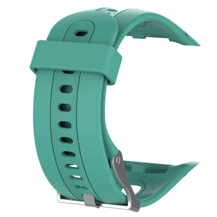 Male Style Silicone Sport Watch Band for Garmin Forerunner 10 / 15(Mint Green)