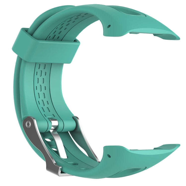 Male Style Silicone Sport Watch Band for Garmin Forerunner 10 / 15(Mint Green)