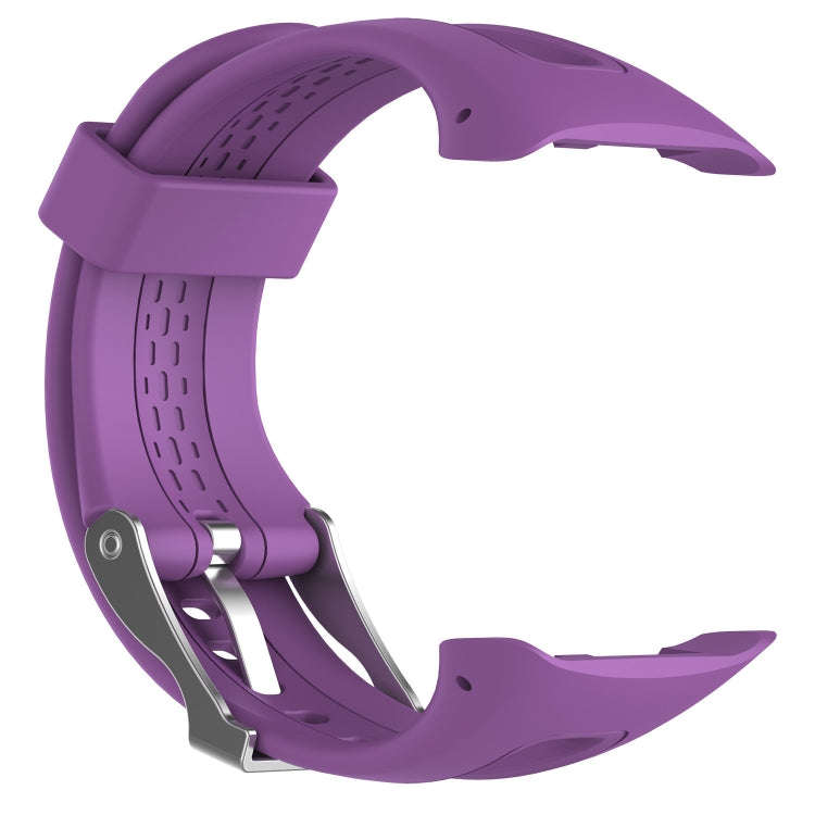 Male Style Silicone Sport Watch Band for Garmin Forerunner 10 / 15(Purple)