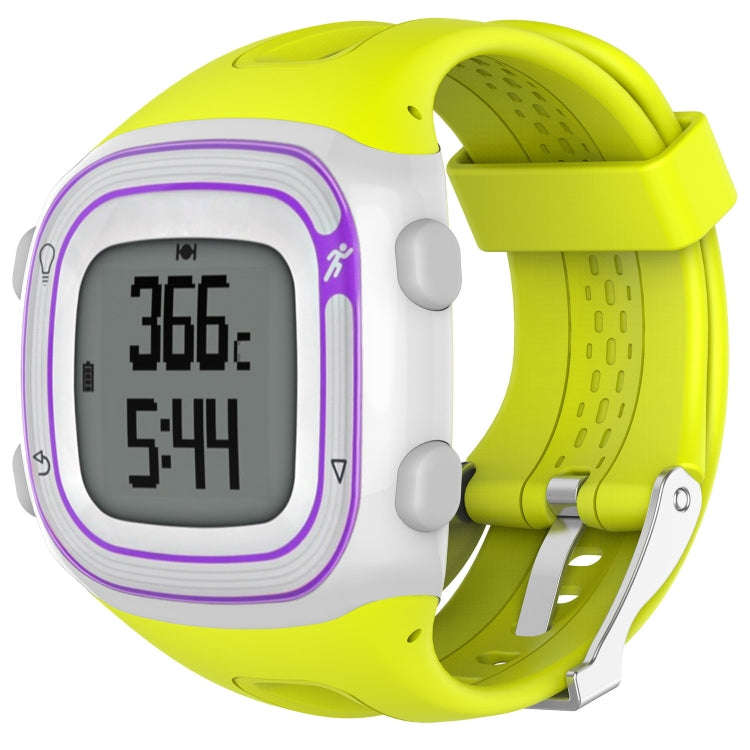 Male Style Silicone Sport Watch Band for Garmin Forerunner 10 / 15(Cyan)