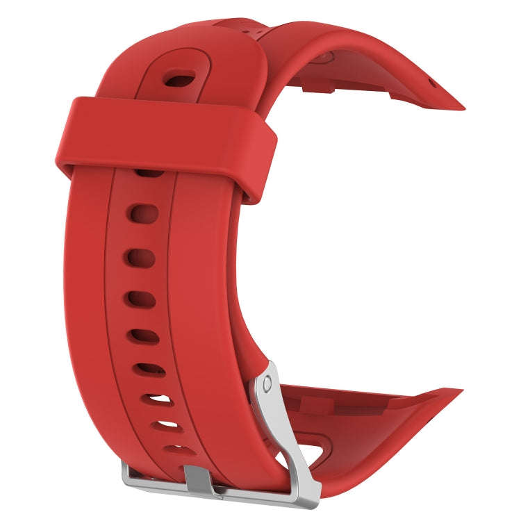 Male Style Silicone Sport Watch Band for Garmin Forerunner 10 / 15(Red)
