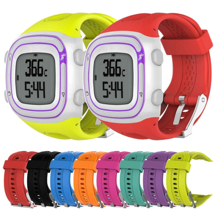 Male Style Silicone Sport Watch Band for Garmin Forerunner 10 / 15(Red)