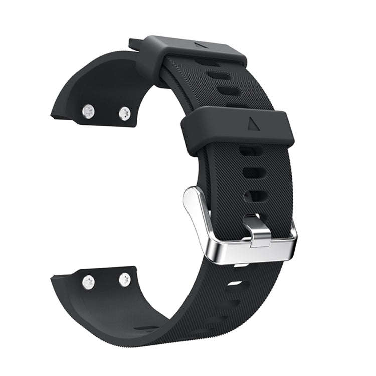 Silicone Sport Watch Band for Garmin Forerunner 35(Black)