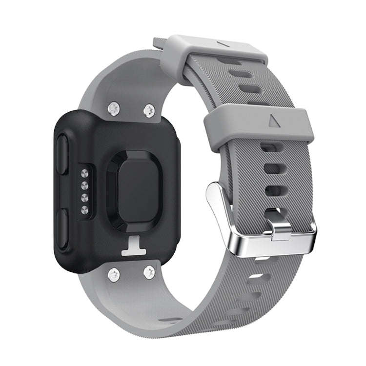 Silicone Sport Watch Band for Garmin Forerunner 35(Grey)