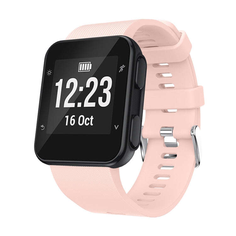 Silicone Sport Watch Band for Garmin Forerunner 35(Light Pink)