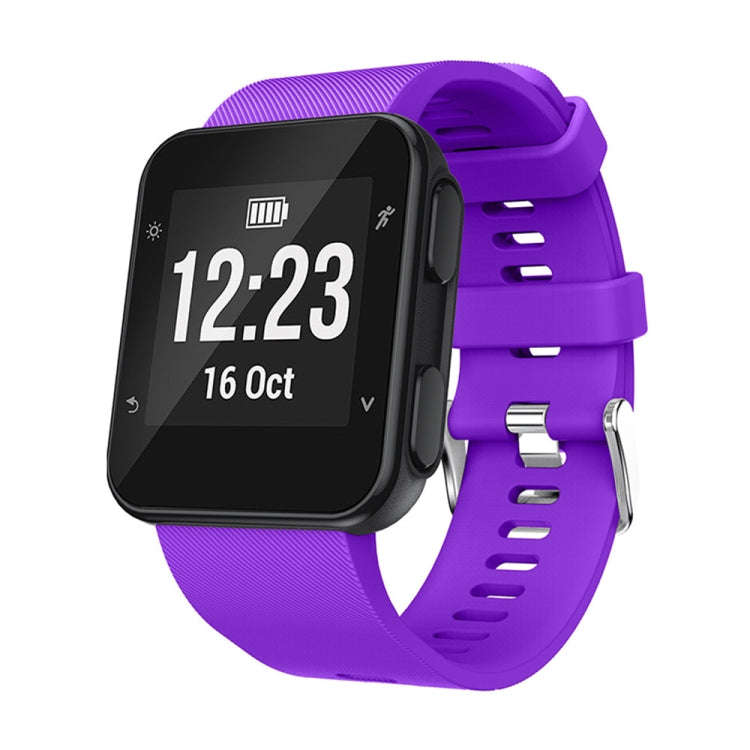 Silicone Sport Watch Band for Garmin Forerunner 35(Purple)