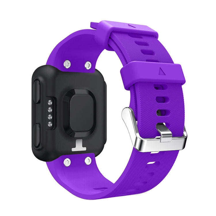 Silicone Sport Watch Band for Garmin Forerunner 35(Purple)