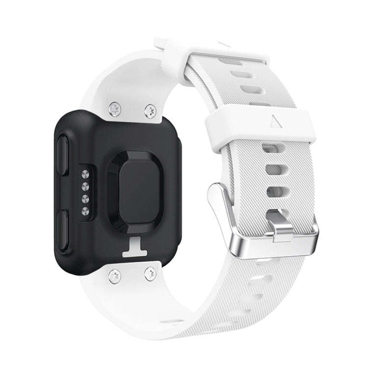 Silicone Sport Watch Band for Garmin Forerunner 35(White)