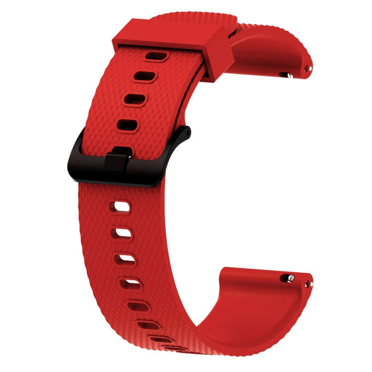 Silicone Sport Watch Band for Garmin Vivoactive 3 20mm(Red)