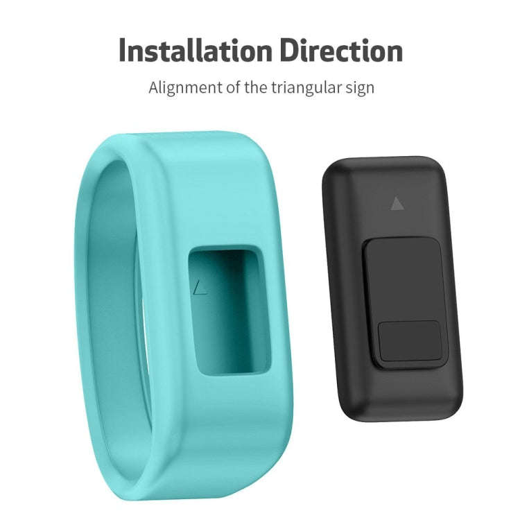 Silicone Sport Watch Band for Garmin Vivofit JR, Size: Small(Black)