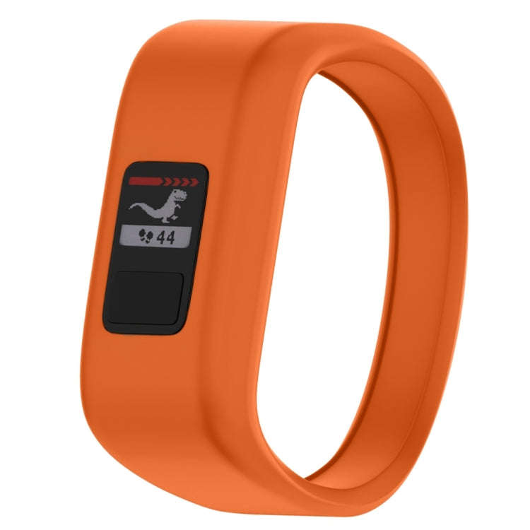 Silicone Sport Watch Band for Garmin Vivofit JR, Size: Small(Orange)