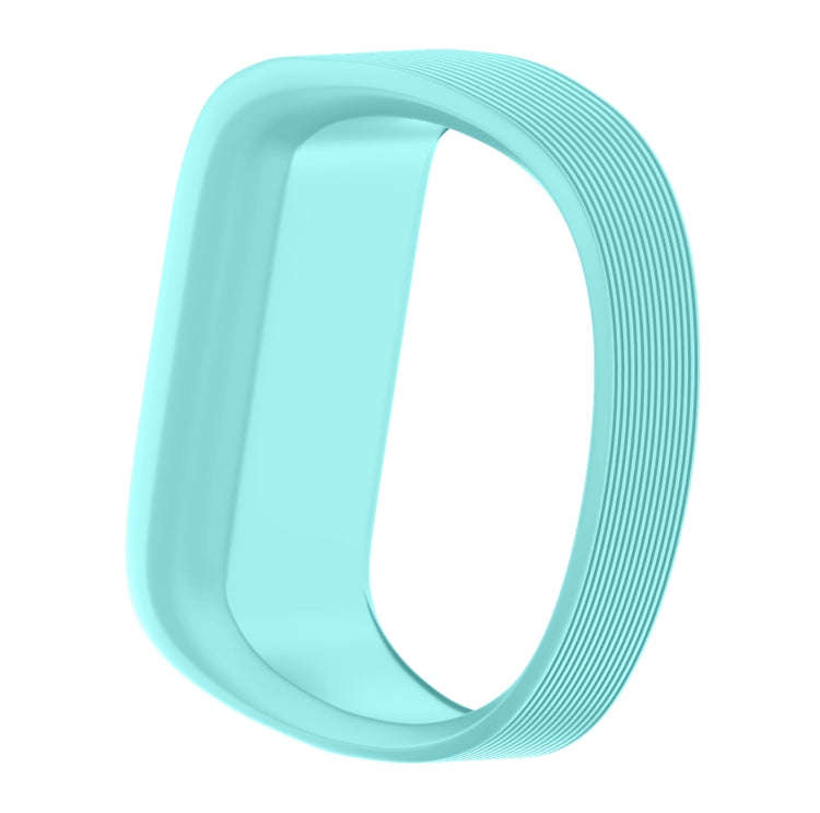 Silicone Sport Watch Band for Garmin Vivofit JR, Size: Large(Mint Green)