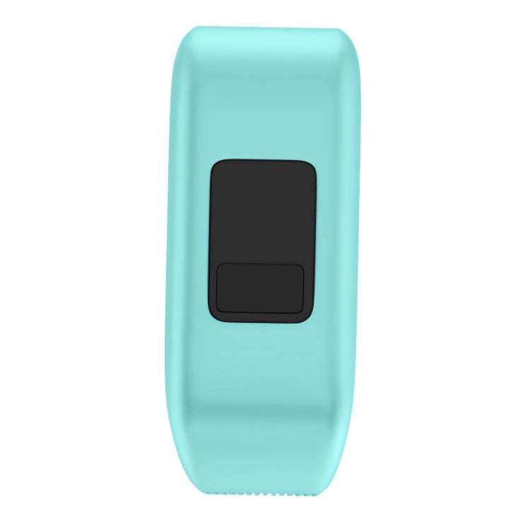 Silicone Sport Watch Band for Garmin Vivofit JR, Size: Large(Mint Green)