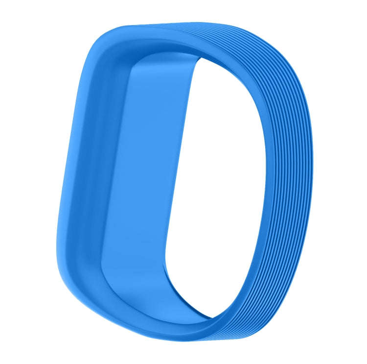 Silicone Sport Watch Band for Garmin Vivofit JR, Size: Large(Sky Blue)