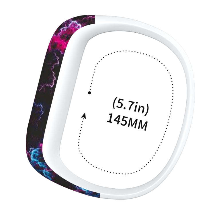Flower Pattern Silicone Sport Watch Band for Garmin Vivofit JR, Size: Small(Blue + Red)