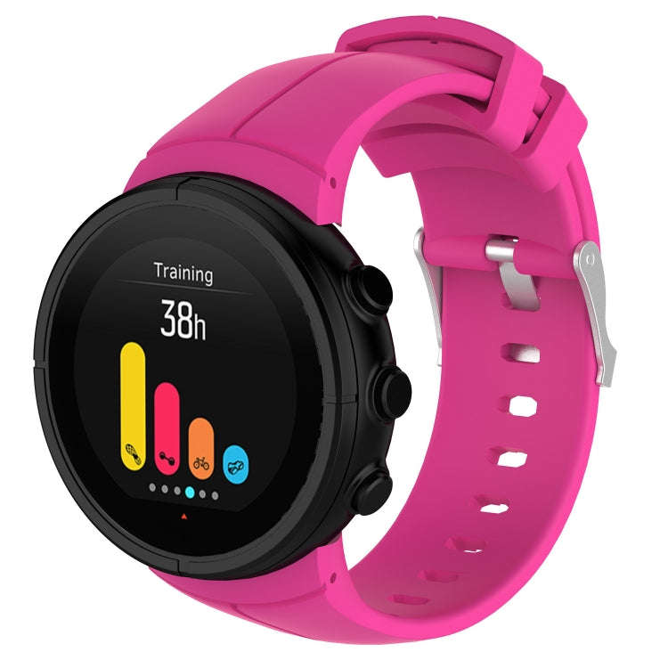 Silicone  Watch Band for SUUNTO Spartan Ultra(Rose Red)