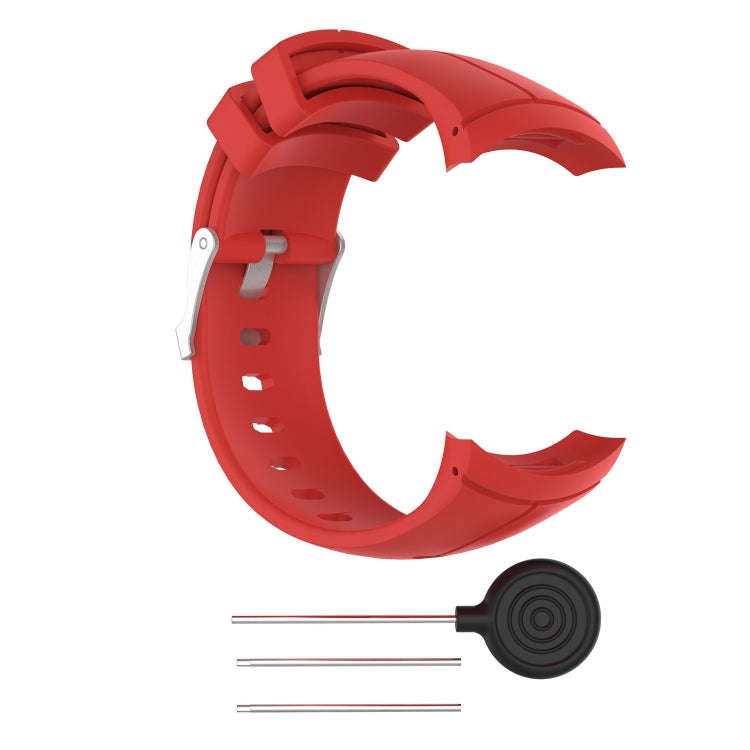 Silicone  Watch Band for SUUNTO Spartan Ultra(Red)