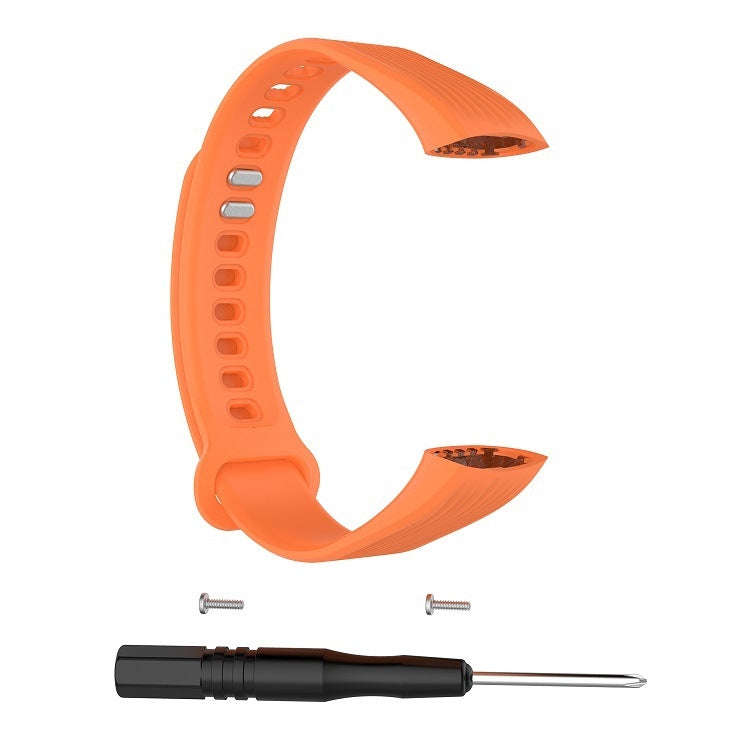 Silicone  Watch Band for Huawei Honor Band 3(Orange)