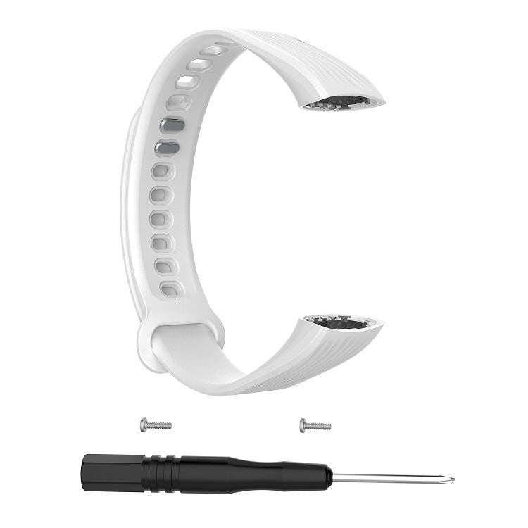 Silicone  Watch Band for Huawei Honor Band 3(White)