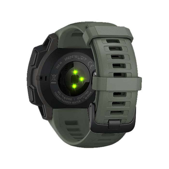 Silicone Watch Band for Garmin Instinct 22mm, Host not Included(Army Green)