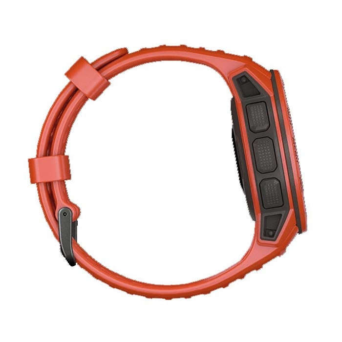 Silicone Watch Band for Garmin Instinct 22mm, Host not Included(Coral Red)