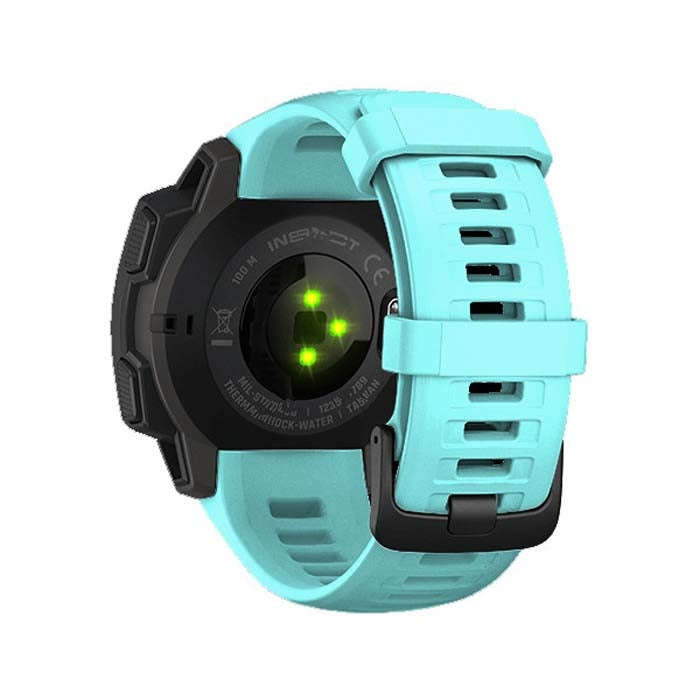 Silicone Watch Band for Garmin Instinct 22mm, Host not Included(Mint Green)