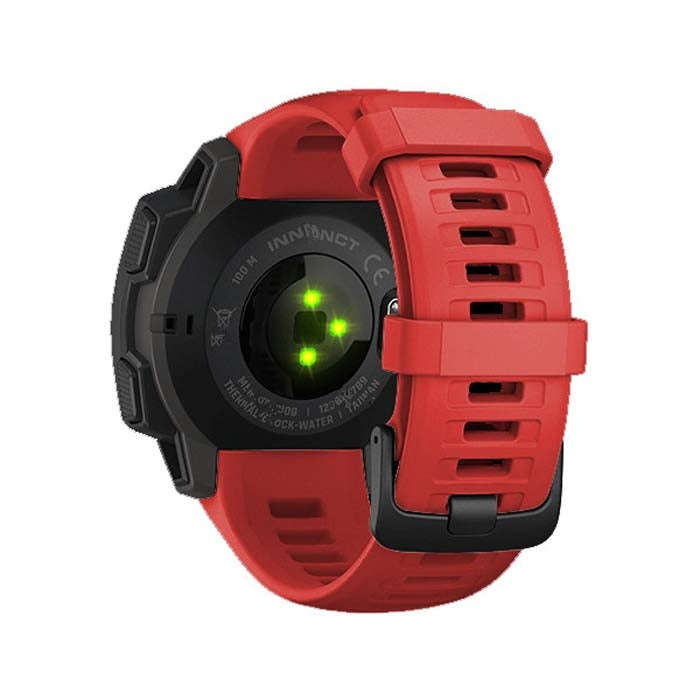 Silicone Watch Band for Garmin Instinct 22mm, Host not Included(Red)