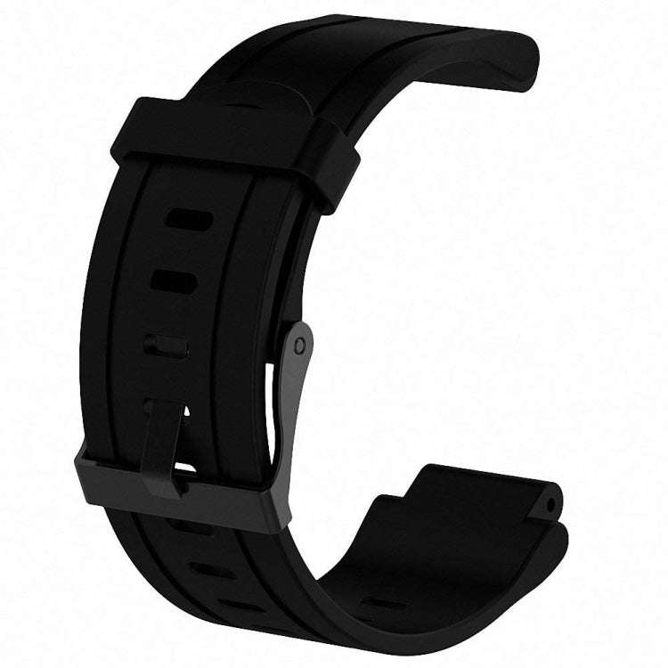 Silicone Sport Watch Band for Garmin Forerunner 225(Black)