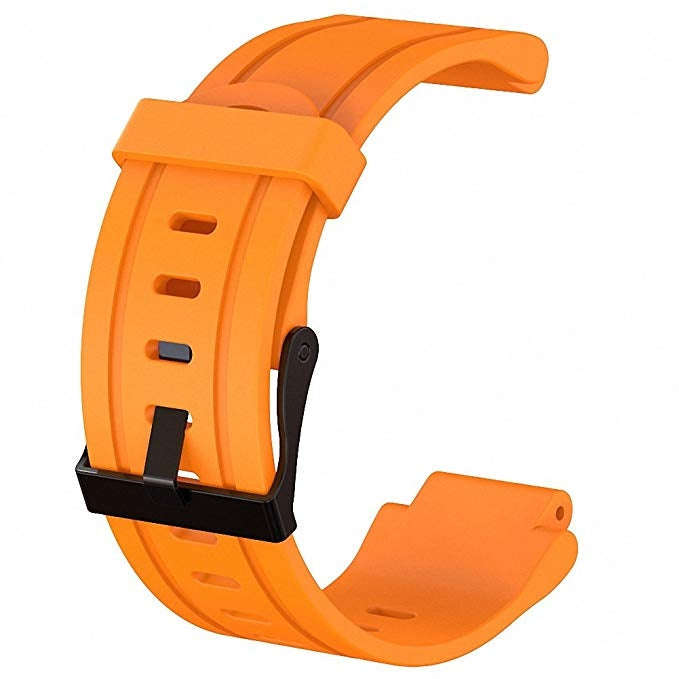 Silicone Sport Watch Band for Garmin Forerunner 225(Orange)