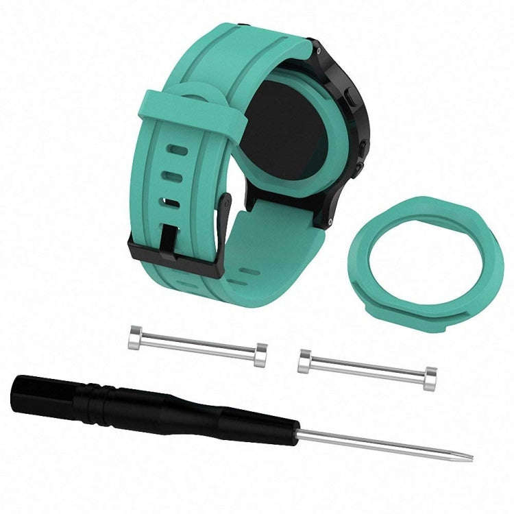 Silicone Sport Watch Band for Garmin Forerunner 225(Mint Green)