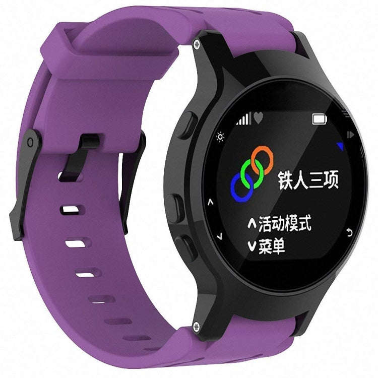 Silicone Sport Watch Band for Garmin Forerunner 225(Purple)