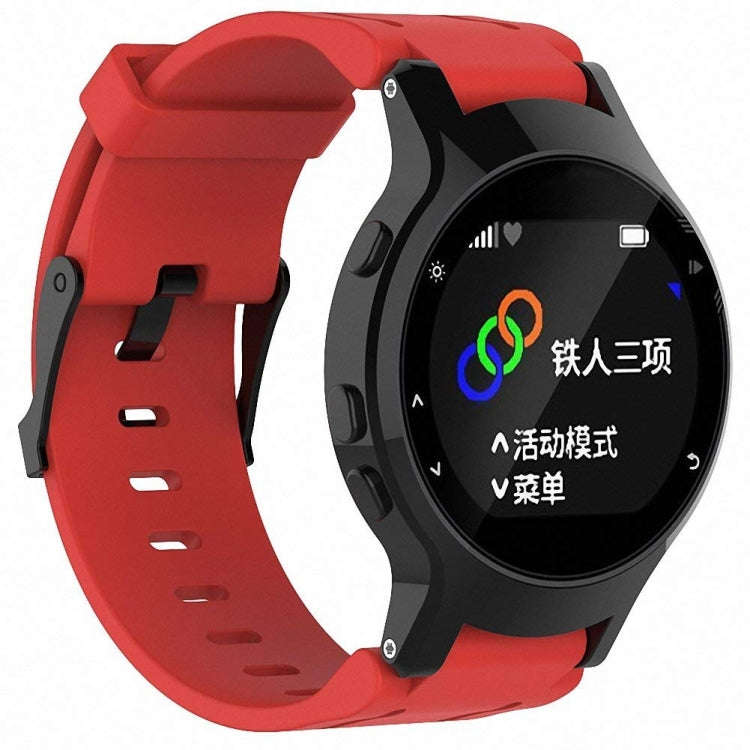 Silicone Sport Watch Band for Garmin Forerunner 225(Red)