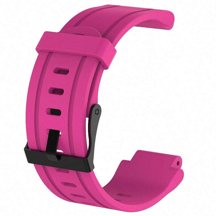 Silicone Sport Watch Band for Garmin Forerunner 225(Rose Red)