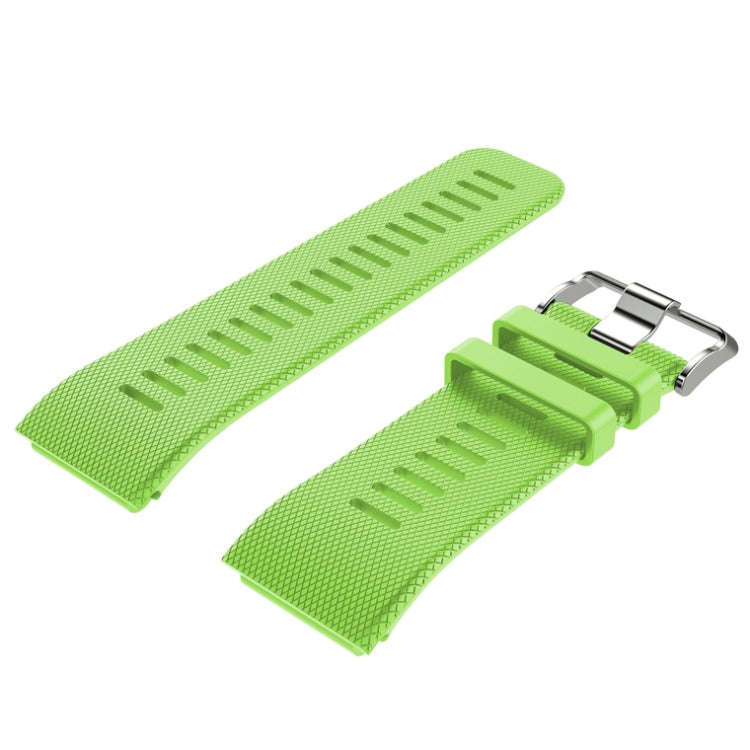 Silicone Sport Watch Band for Garmin Vivoactive HR(Green)