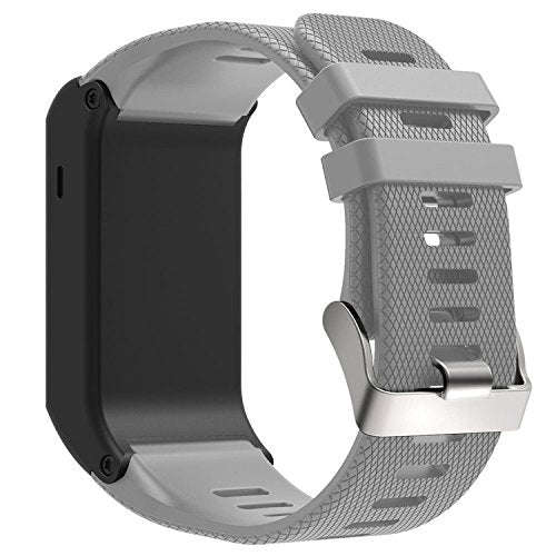 Silicone Sport Watch Band for Garmin Vivoactive HR(Grey)